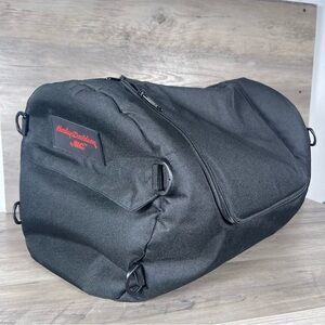 Harley Davidson By SAC Black Canvas 2PC Sissy Bar Backrest Motorcycle Travel Bag